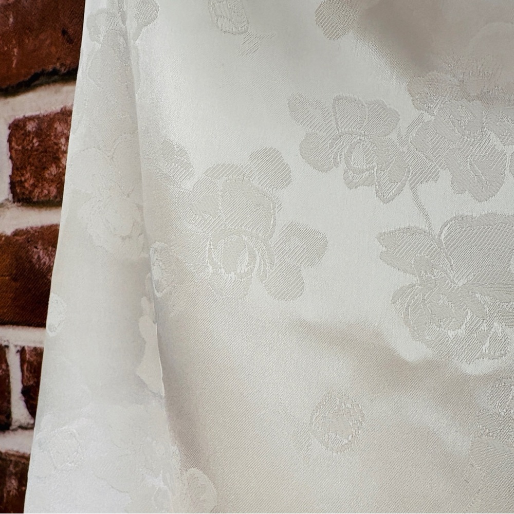 Lucy in The Sky Floral Jacquard Mini Dress in White, Medium - Picture 5 of 5